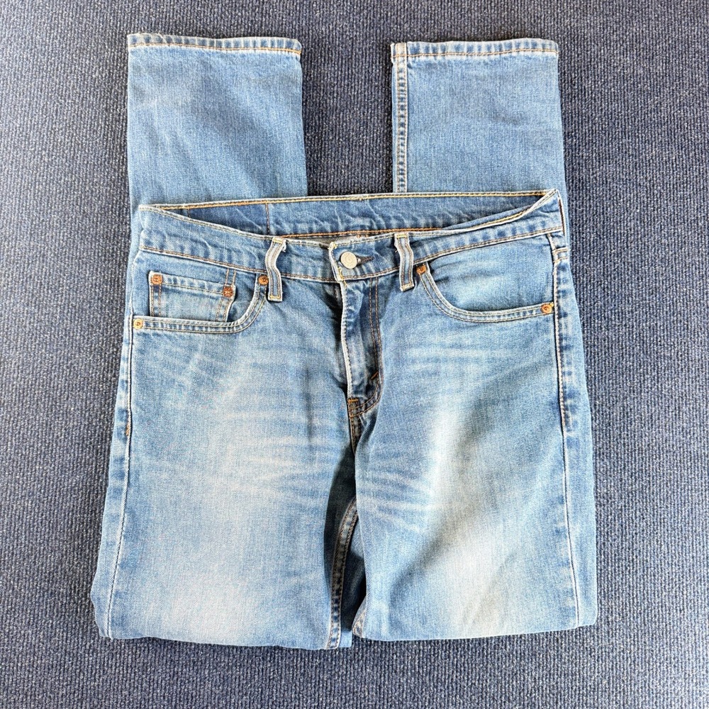 Levis 511 Slim Fit Jeans Mens 30x30 Medium Wash Blue Denim Casual Pants